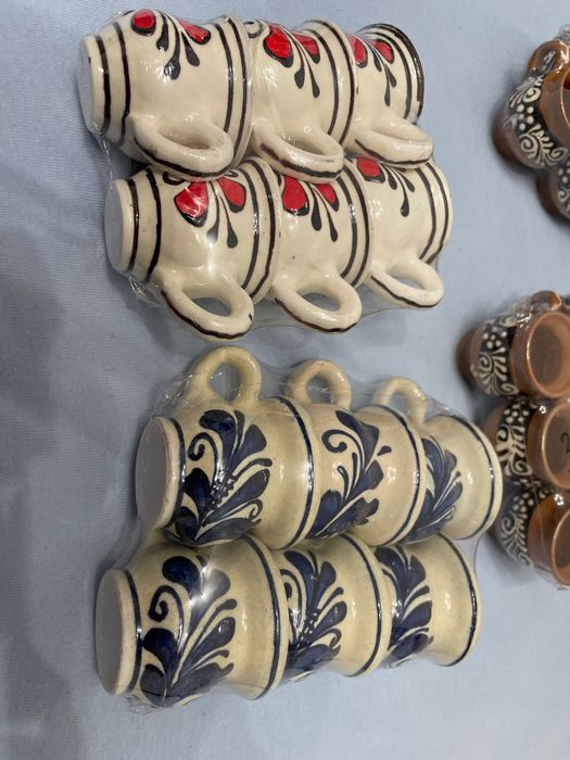 Căniță ceașcă de țuică tradițională, ceramică - 50 buc x 6 lei bucata
