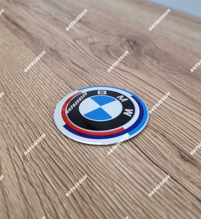 Задна емблема BMW E46 комби 65мм – юбилейна