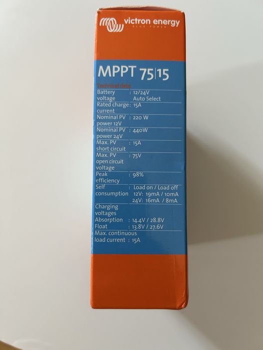 Charger Victron Energy BlueSolar MPPT 75/15