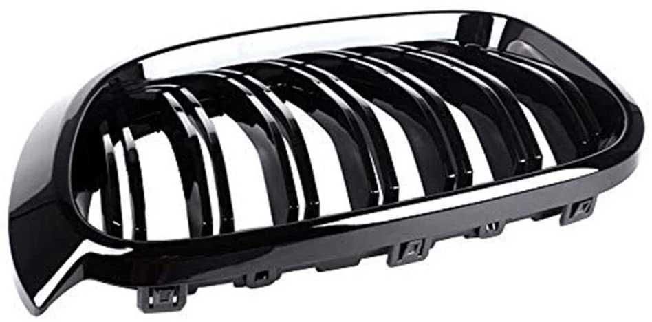 Решетки Бъбреци BMW X3 X4 F25 F26 БМВ Двойни Черен Гланц