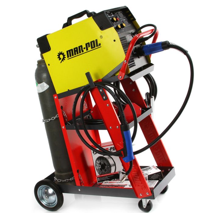 Количка за заваръчни апарати – електрожени до 60 кг Mar-Pol