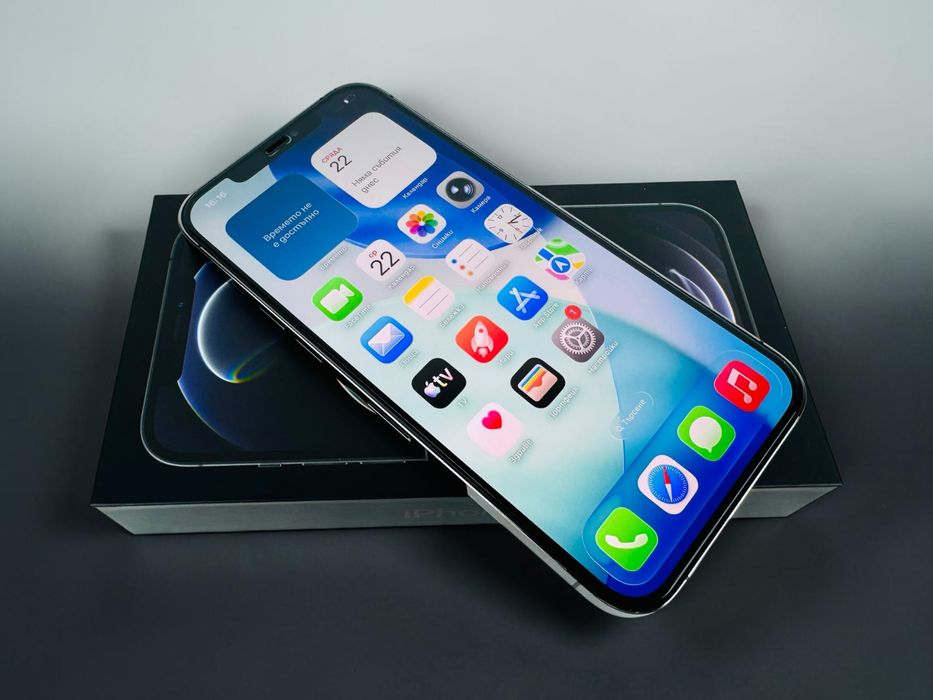 Apple iPhone 12 Pro 128GB Graphite Перфектен! Гаранция!