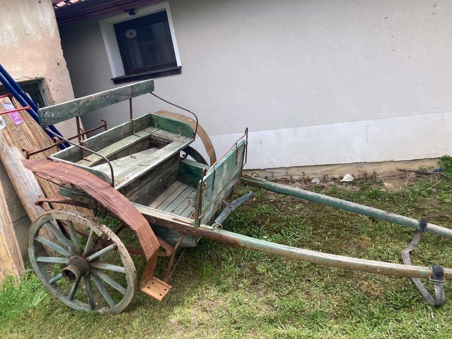 Каруца двуколка от началото на миналия век!