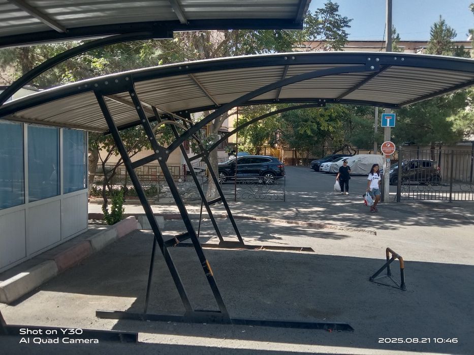 Навес перила Варота Навес Darvoza prilla nave's