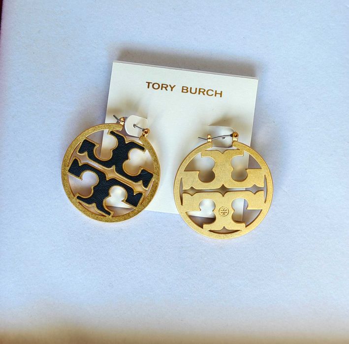 Обеци Tory Burch - Miller hoop earrings