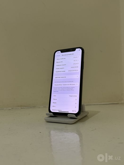 iPhone X 64 GB ideal ochilmagan srochna