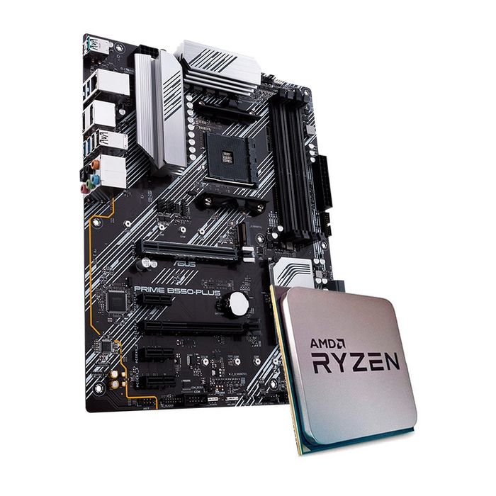 Комплект Asus Prime B550 Plus+Ryzen R9 3900x 12 ядер 24 потока. Идеал.