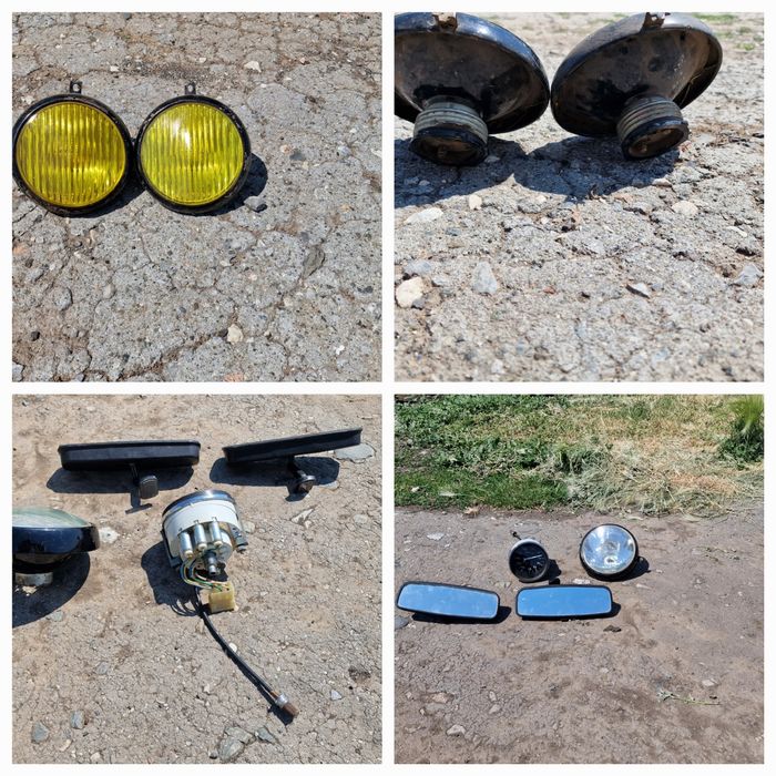 Фары, габариты и стекла