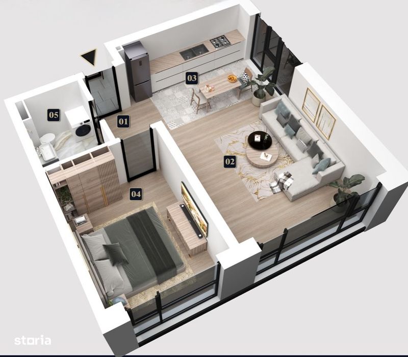 Apartament – Chiajna, Militari Residence, Dudu - Vedere 3