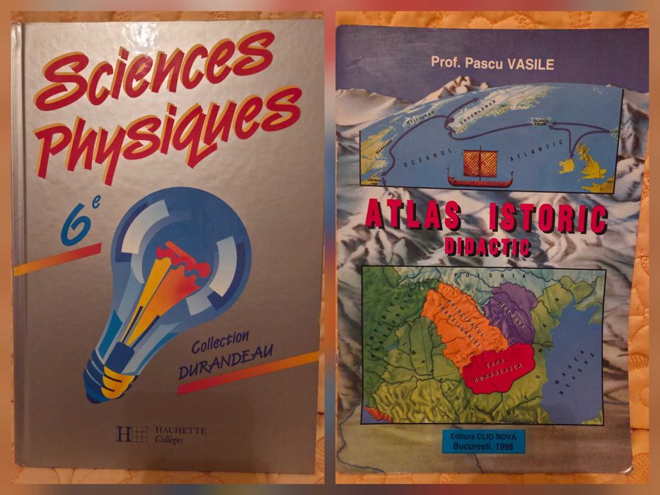 Materiale didactice (fizică, istorie, chimie, matematică)