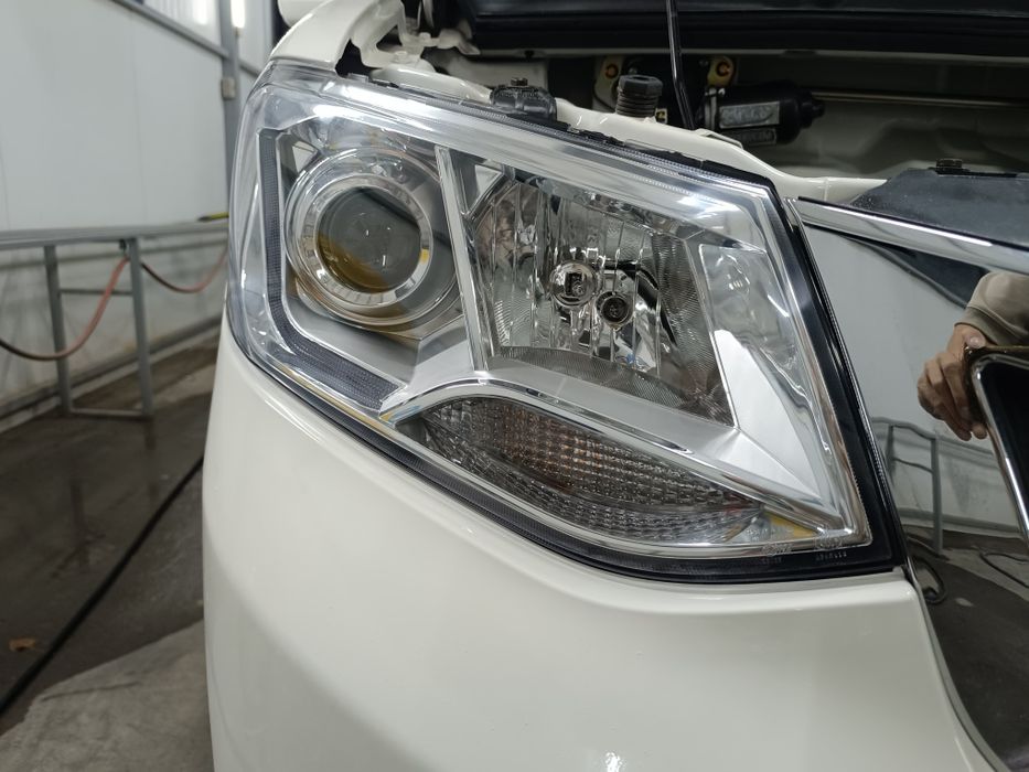 Полировка фар, faralarni parlatish