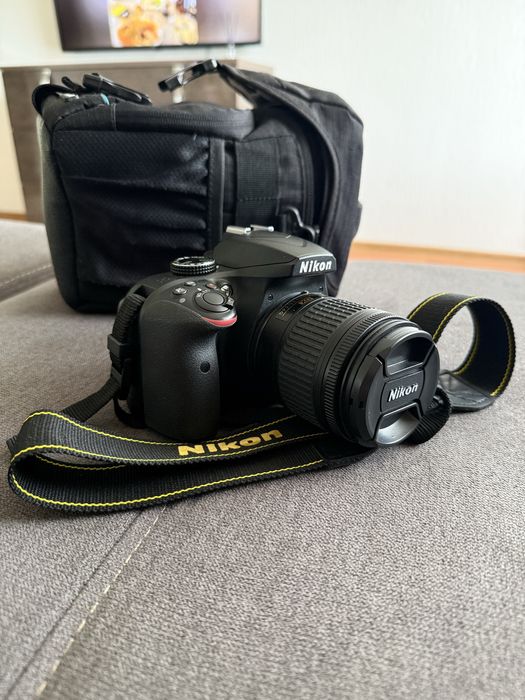 Продам зеркальный фотоаппарат Nikon D3400