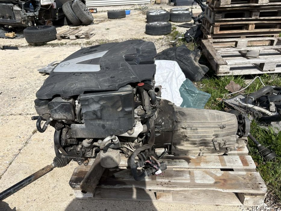 Двигател Mercedes OM 642 320cdi 224кс оборудван заедно с кутията