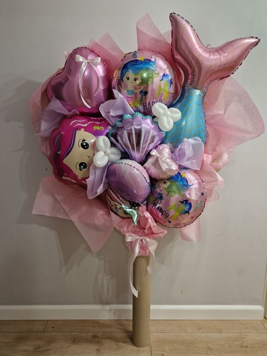 Buchet baloane gigant Sirene - Reducere