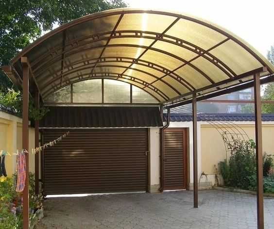 Сотовый поликарбонат Woggel бронза 10мм, в рассрочку и с монтажом!