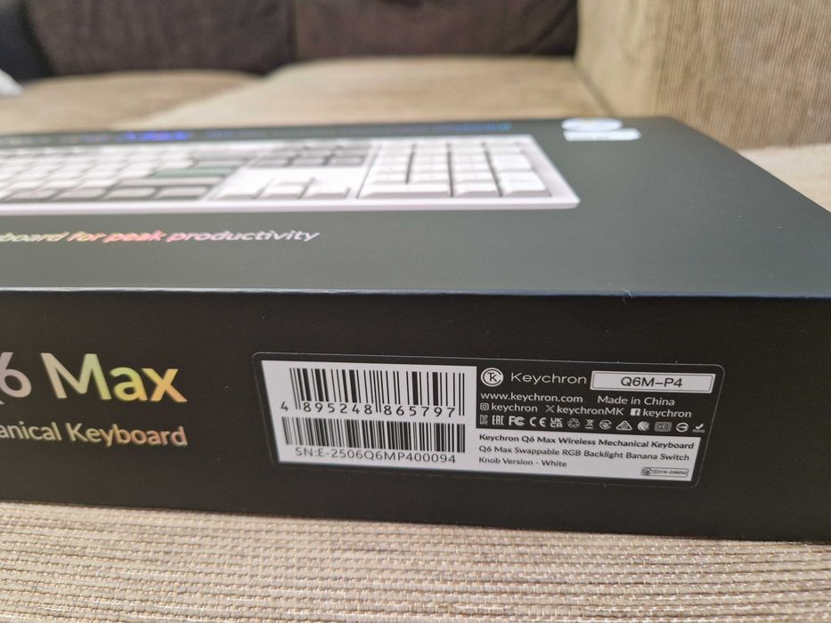 Keychron Q6 Max механична клавиатура Wireless QMK/VIA