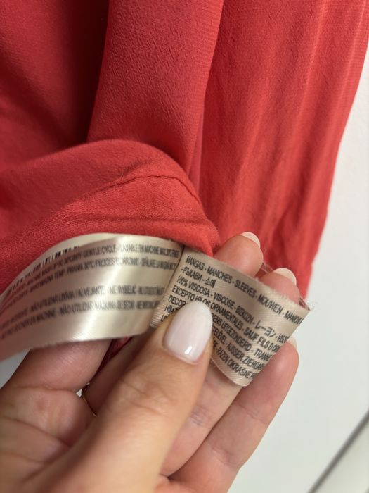 Bluza tip camasa Massimo Dutti, marime M/L, nepurtata, 100% vascoza