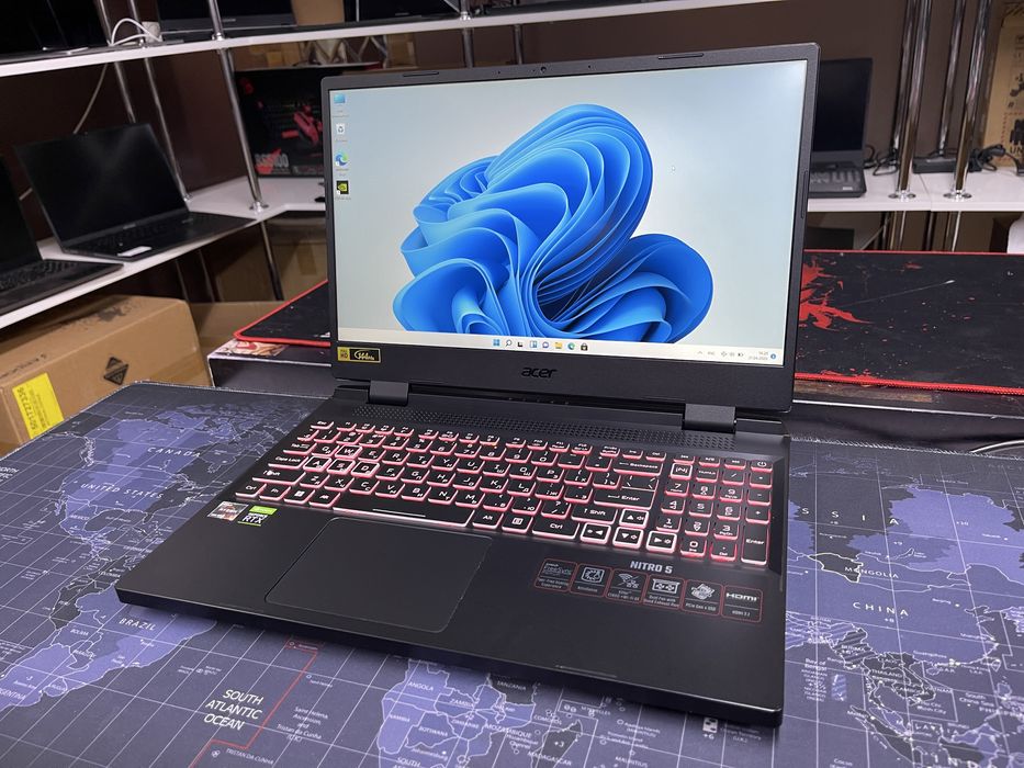 Игровой Acer Nitro 5 Ryzen 5-6600H/8Gb/SSD512Gb/RTX3050