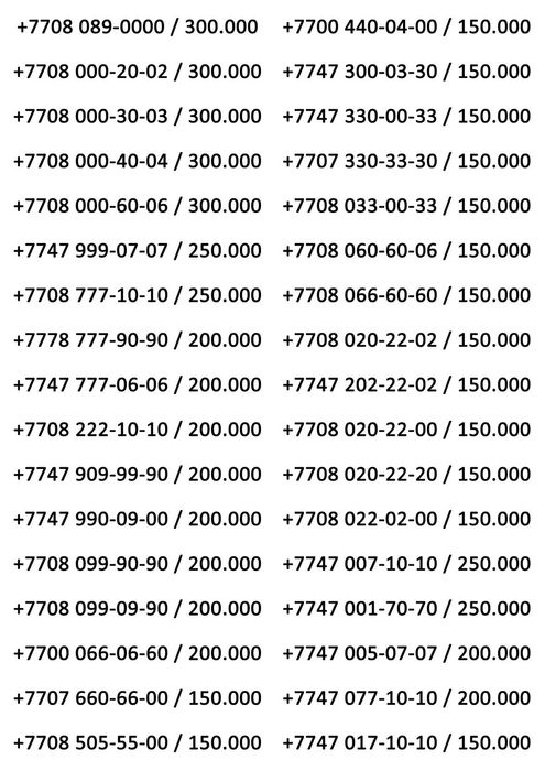 Продам супер номера по супер цене