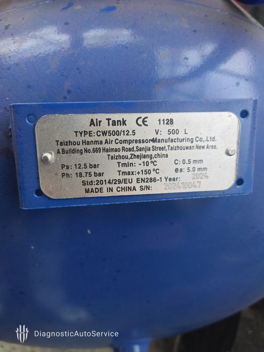 Compresor de  Aer 500 L ,5.5 CP, 380V Șatra