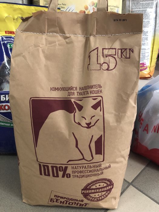 Наполнитель комкующийся 15кг