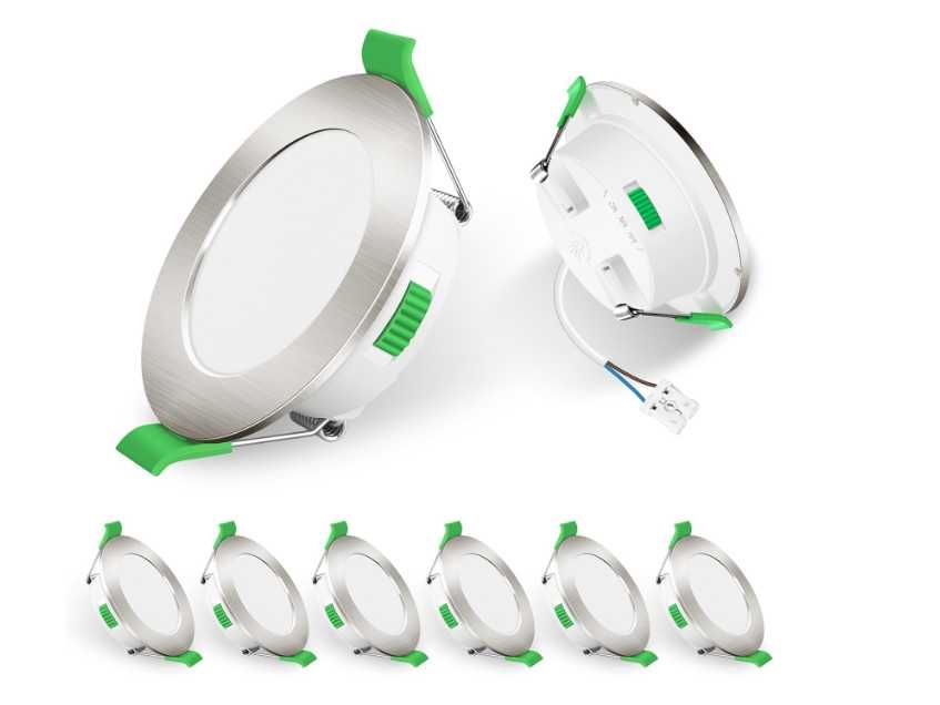 Bec Incastrat Spot LED ALUSSO,4W cu reglaj,68 mm,pachet 6 buc,clasa F