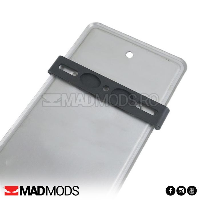 Set suporti placute numar inmatriculare auto fara rama, slim invizibil