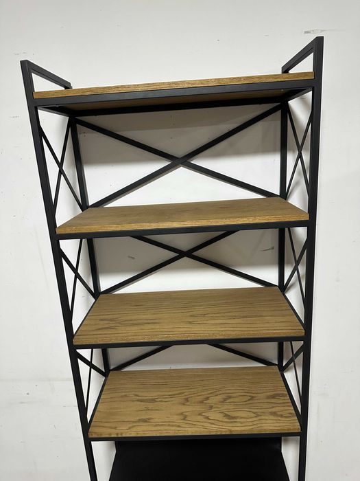 PRODUS NOU; Biblioteca cu cadru metalic si rafturi; Dulap cu polite