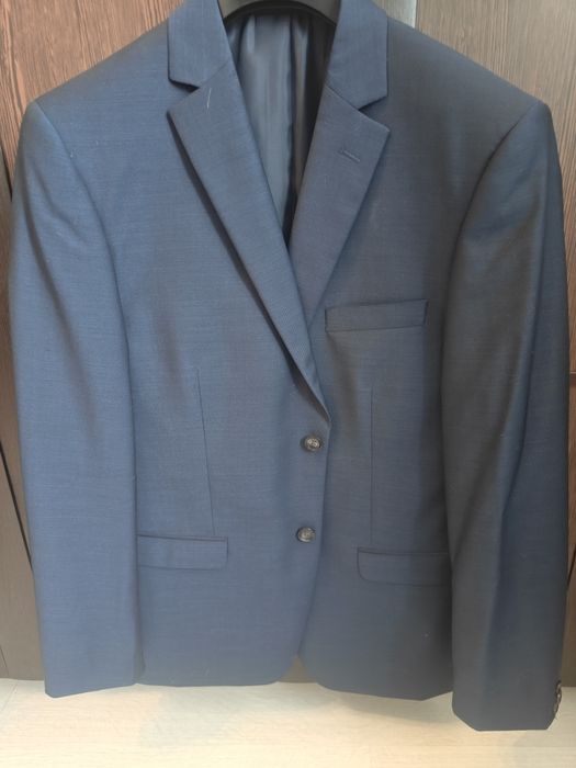 Sacou Tailor & Son - Albastru - Mărime 46 - 100% Lână