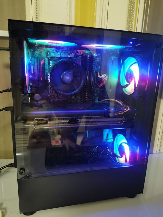 Unitate PC Gaming Ryzen 5 PRO 4650G, 16 GB RAM , rx 5700 xt, 512GB SSD