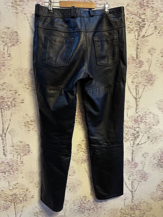 Pantaloni 100% piele naturala barbati Louis marimea M-36