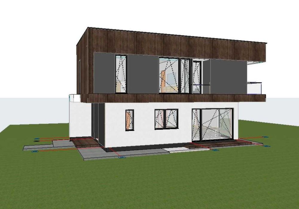 Teren intravilan cu autorizație de construcție Barnova toate util
