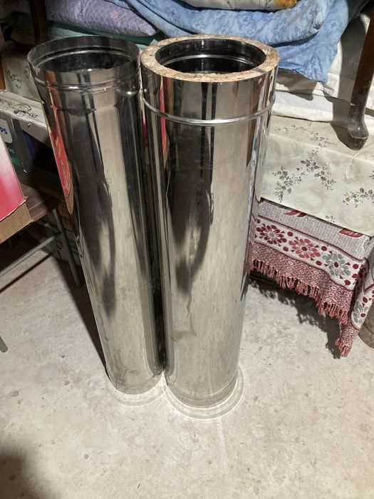 Tevi inox pentru cos centrala 180 mm