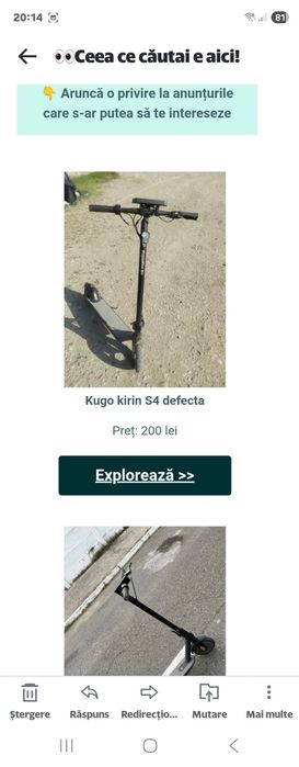 Trotinete și biciclete electrice