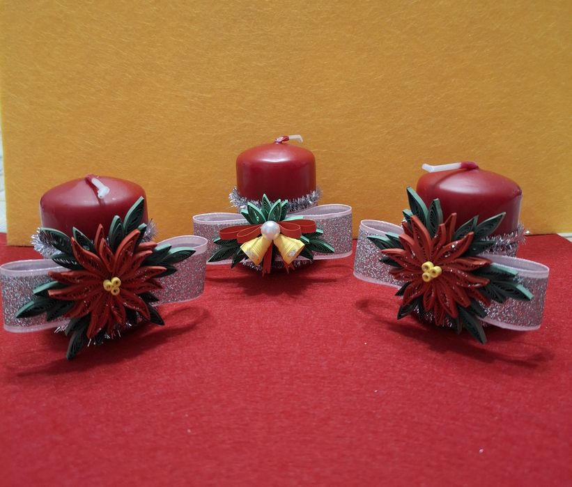 Коледен квилинг,коледна украса,подаръци