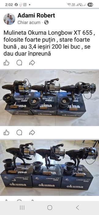 Mulineta Okuma Longbow XT 655