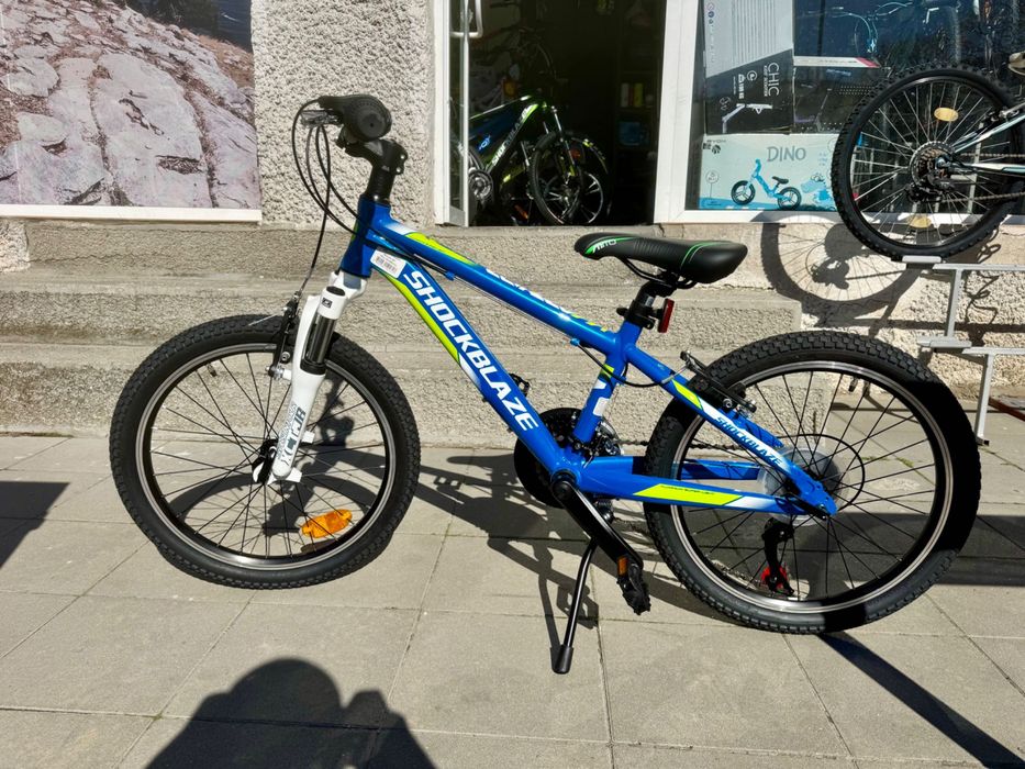 Детски велосипед с алуминиева рамка SHOCKBLAZE WARRIOR 20" !! Ново + Гаранция !!