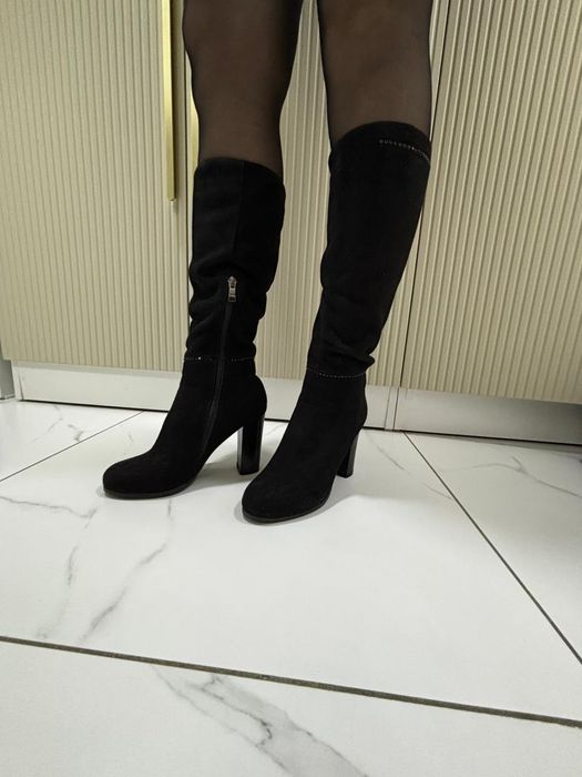 Продам сапоги замша