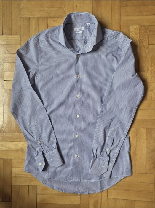 Cămașă Libero Milano, Artizanală, Bumbac, Guler Italian - 38