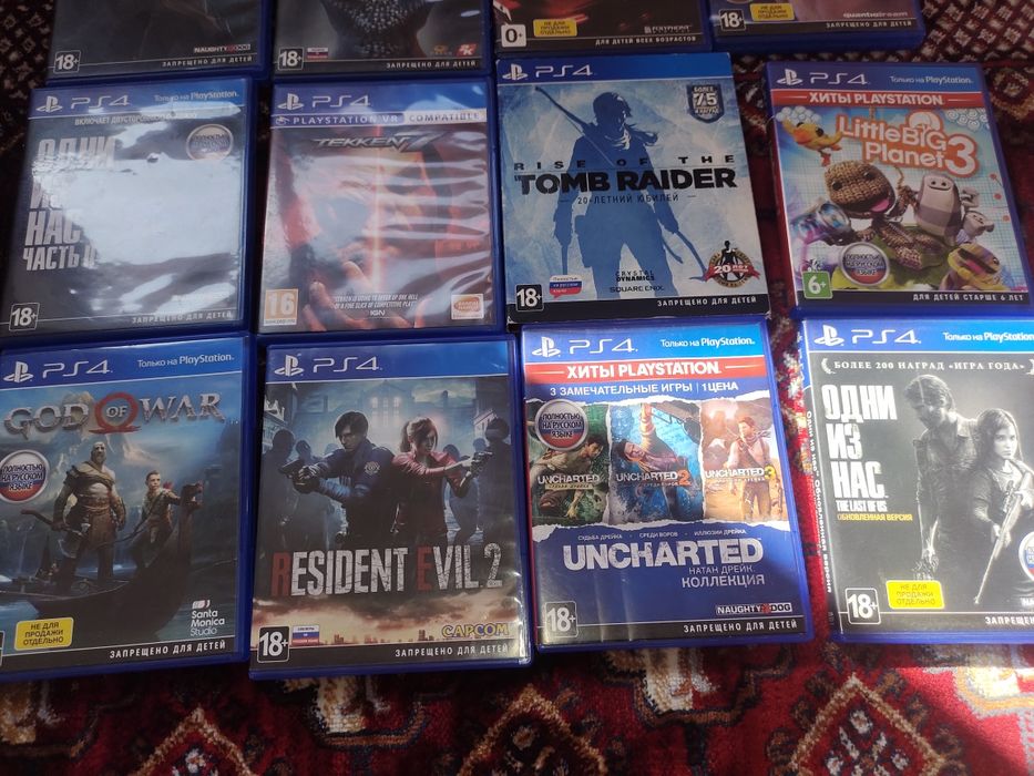 Диски для playstation 4