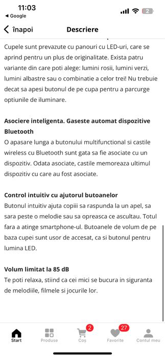 Casti Audio pentru copii Over-Ear Philips, TAKH402BL/00, bluetooth