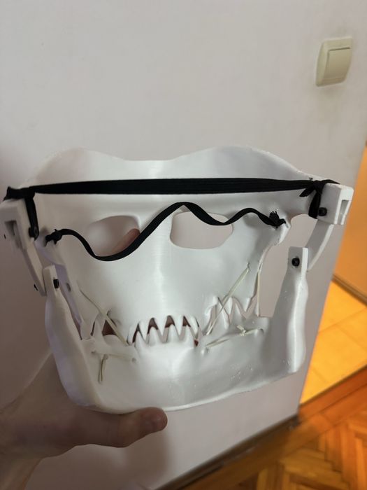 Mască printată 3D cu maxilar articulat – Halloween / Colecție