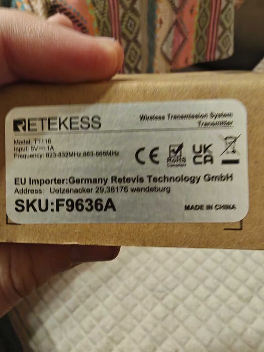 Приемник Retekess TT116 – само един приемник