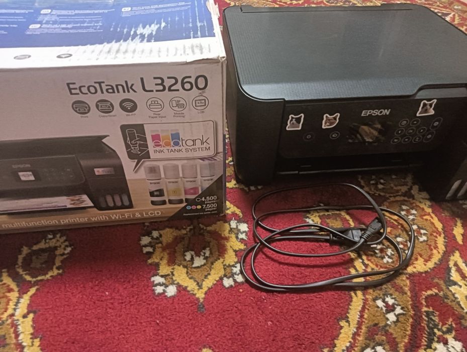 Продам на запчасти Epson EcoTank L3260 принтер,