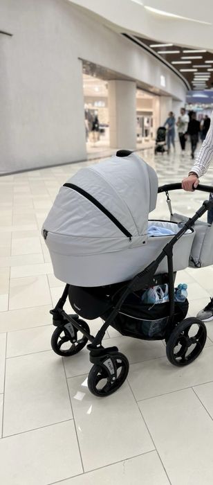 Vand carucior 3 in 1 combo Max Light Grey - Krausman