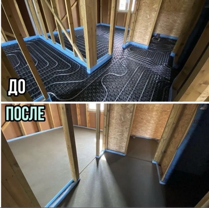Полусухая стяжка 01