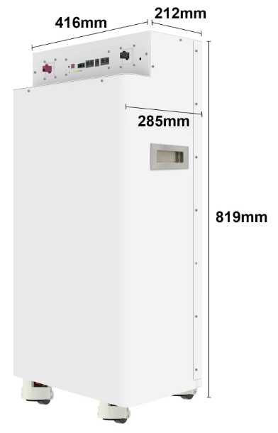 Baterie LifePo4 15 KW 51.2 v