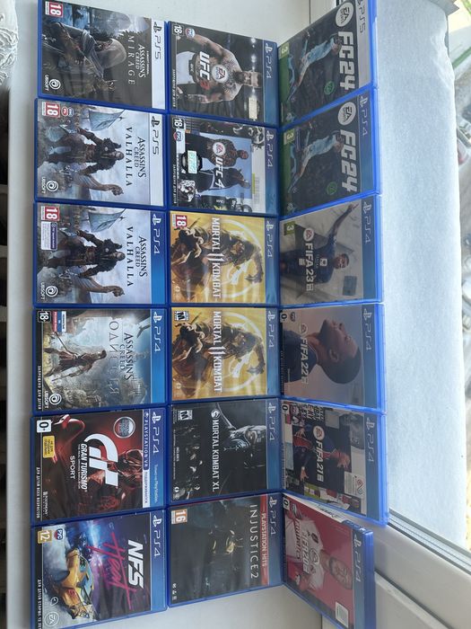 Sony playstation fifa fc mortal lego assasins horizon metro