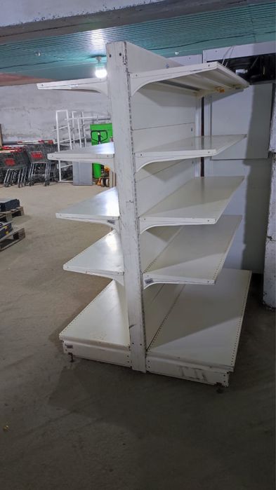 Стеллажи островные б/у