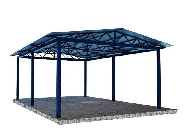 Навесы из профнастила от 35000 тг, из полигаликарбоната от 45000 тг